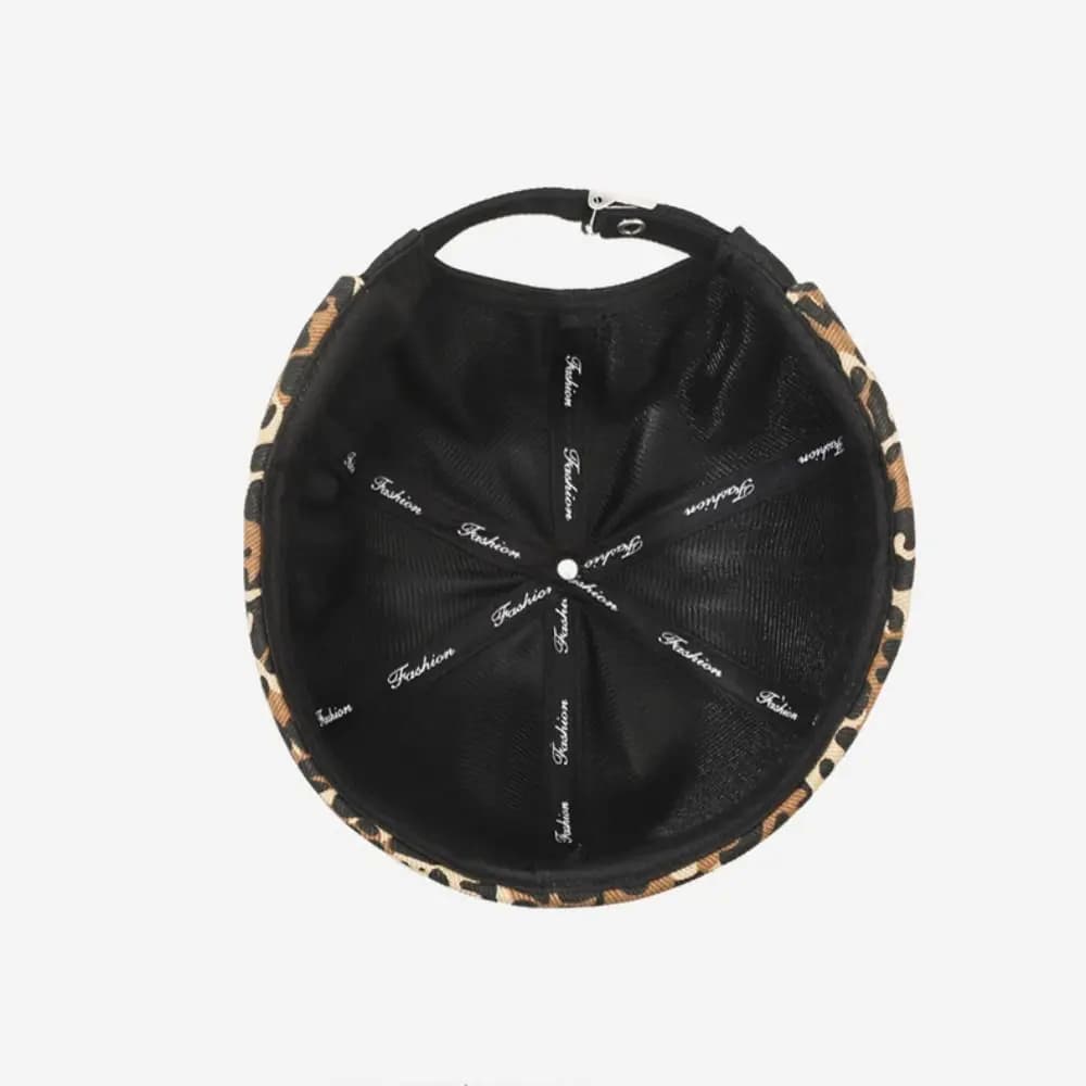 Casual Leopard Print Docker Beanie Washed Cotton Without Visor Brimless Cap Solid Color Hip Hop Hat Travel