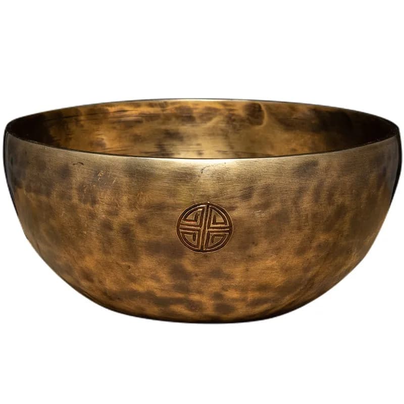 Handmade Tibetan Full Moon Singing Bowl China Copper Chime Ornament for Yoga Meditation Breast Form Product Category