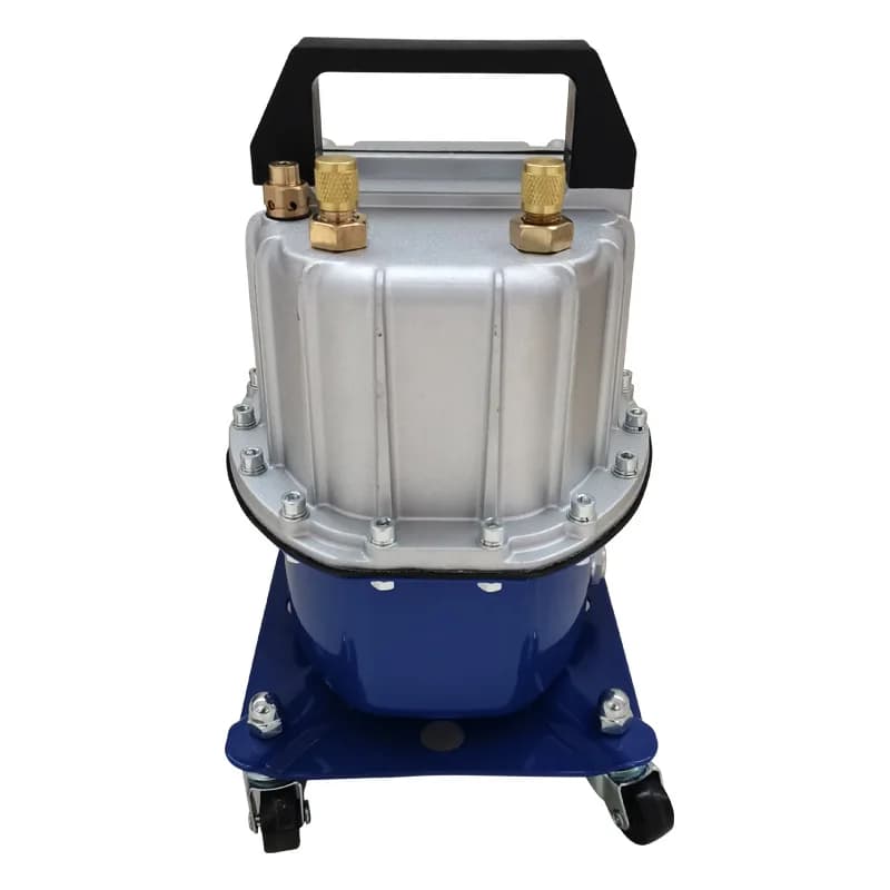 Pompa per vuoto per climatizzatore auto da 6,8 litri, pompa a doppio uso per il gonfiaggio dell'aria, strumento per la manutenzione e la fluorurazione di piccoli refrigeratori