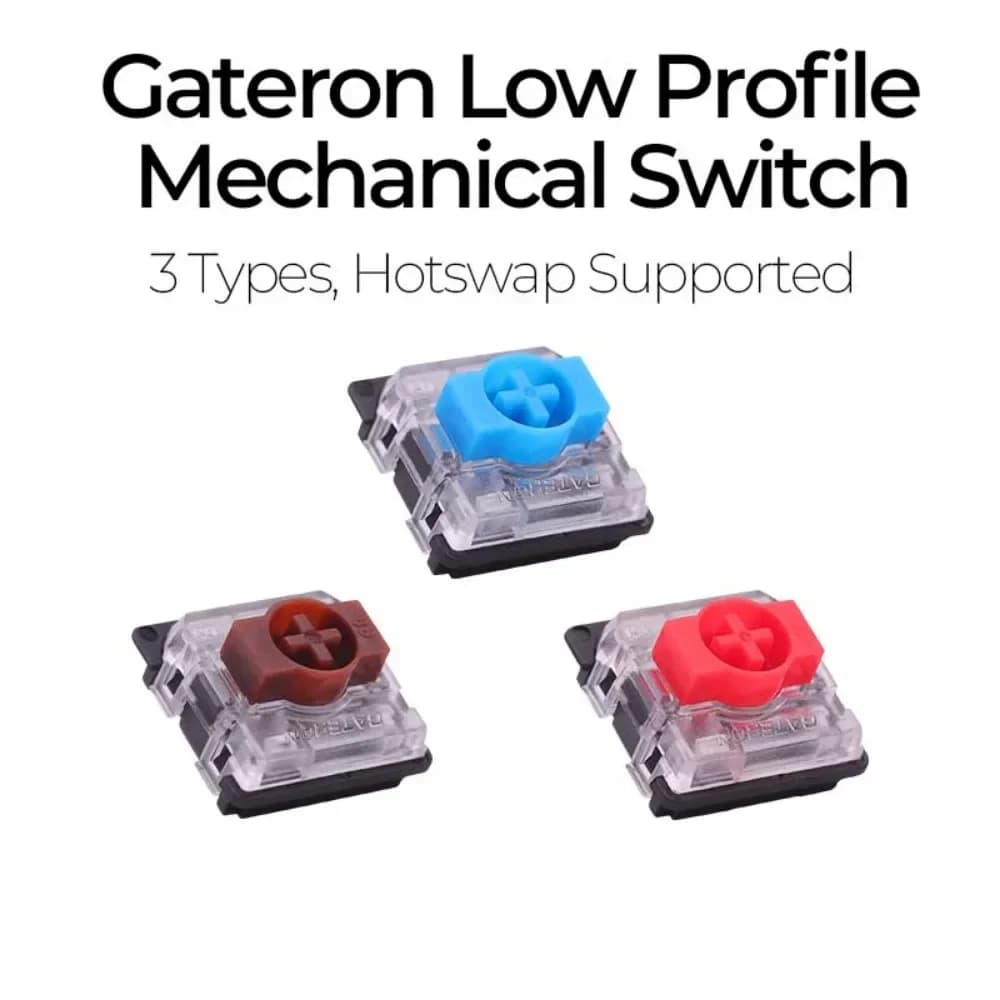 5 pcs original brand new Gateron KS-27 low profile switch 3pin Hot Swap for mechanical keyboard NuPhy Air75 Air60 K1 K3 K7