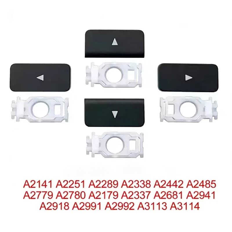 For MacBook Pro A2141 A2442 A2485 A2251 A2289 A2179 A2337 A2338 A2681 Keyboard Replacement UP (Down) Arrow Keycap Key Hinge
