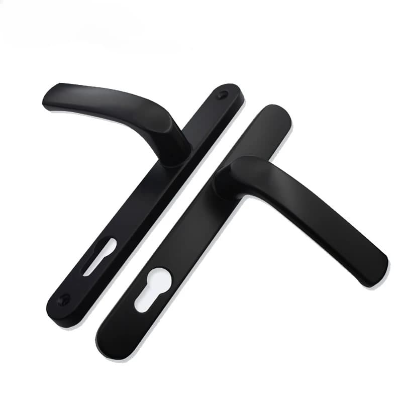 Aluminum alloy handle for Aluminum alloy door black white 85mm 92mm center distance hole distance 193mm 115mm