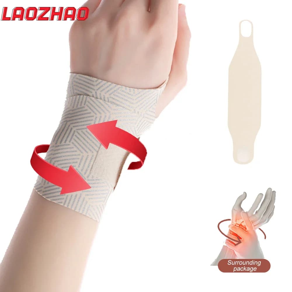 1 tutore da polso ultra sottile - Fasce sportive per compressione del pollice da polso per tunnel carpale - Cinghie da polso regolabili per uomo donna