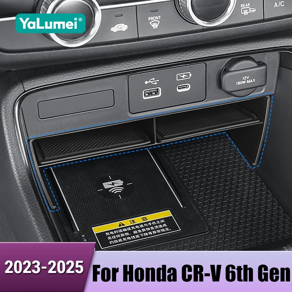 Auto Console Centrale Scatola di Immagazzinaggio Organizzatore Contenitore Vassoio Per Honda CR-V CRV 6th Gen 2023 2024 2025 Accessori Interni Ibridi