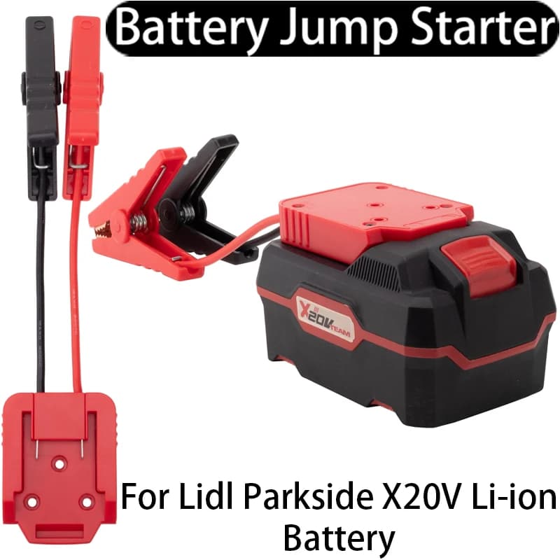 Avviatore di emergenza per auto/ignitatore per batteria agli ioni di litio Lidl Parkside X20V Avviatore di emergenza per auto domestica portatile