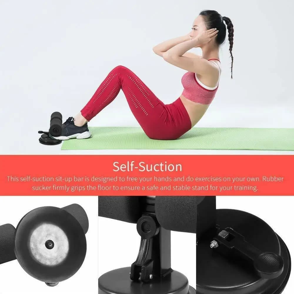 Fitness Sit Up Bar Assistant Chest and Arm Abdominal Muscle Exercise in Gym Adjustable Resistance Band Weight Training Device