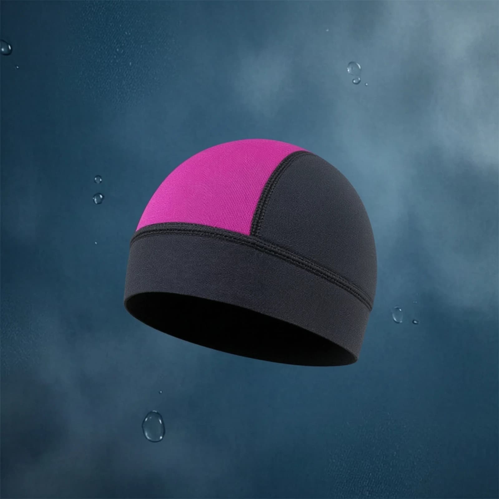 Diving Hood with Chin Strap Insulated Dive Hood with Chin Strap Neoprene Swim Cap Stretchy Headwear Comfortable for Divers