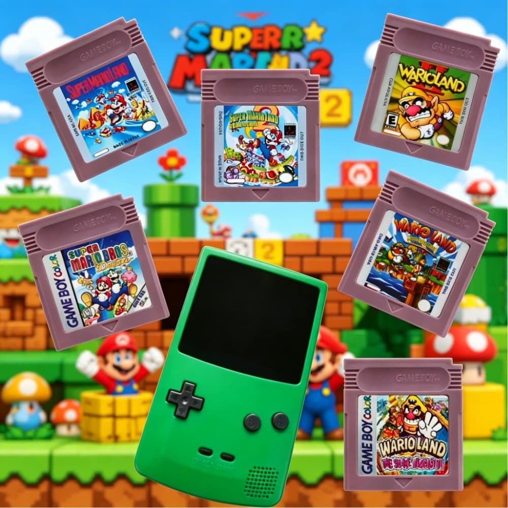 USA GBC 16 Bit Game Video Game Cartridge Console16 Bit Game Card Wario Land Donkey Kong Wario Land 2 Yoshi for GBC/GBA