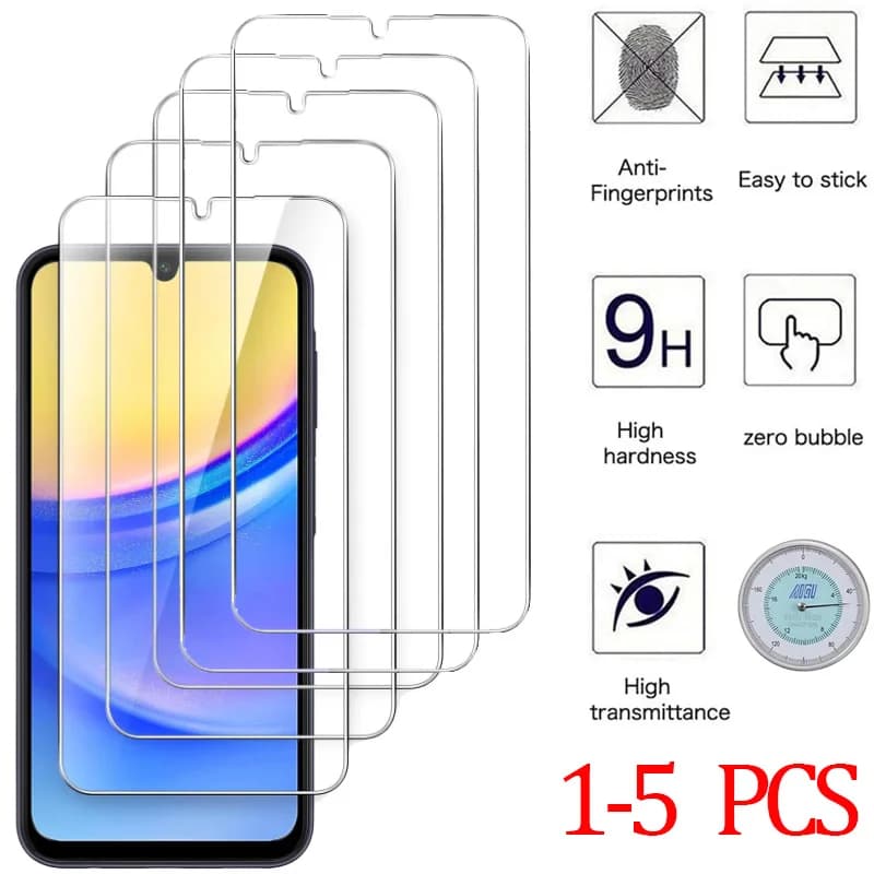 9H Film for Samsung A15 A16 A56 A36 A14 A17 A25 A55 A53 A52 A57 A34 A35 Tempered Glass Samsung Galaxy A15 Screen Protector