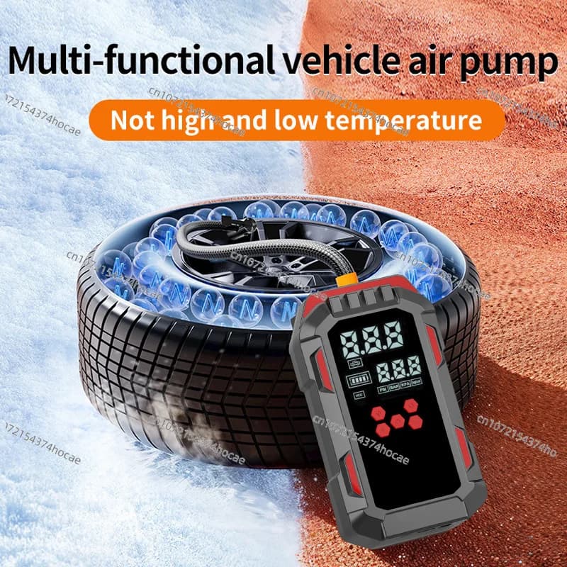 Alimentazione di avviamento della pompa d'aria del veicolo Batteria integrata della macchina Avviatore di emergenza Alimentazione di emergenza Gonfiatore per pneumatici