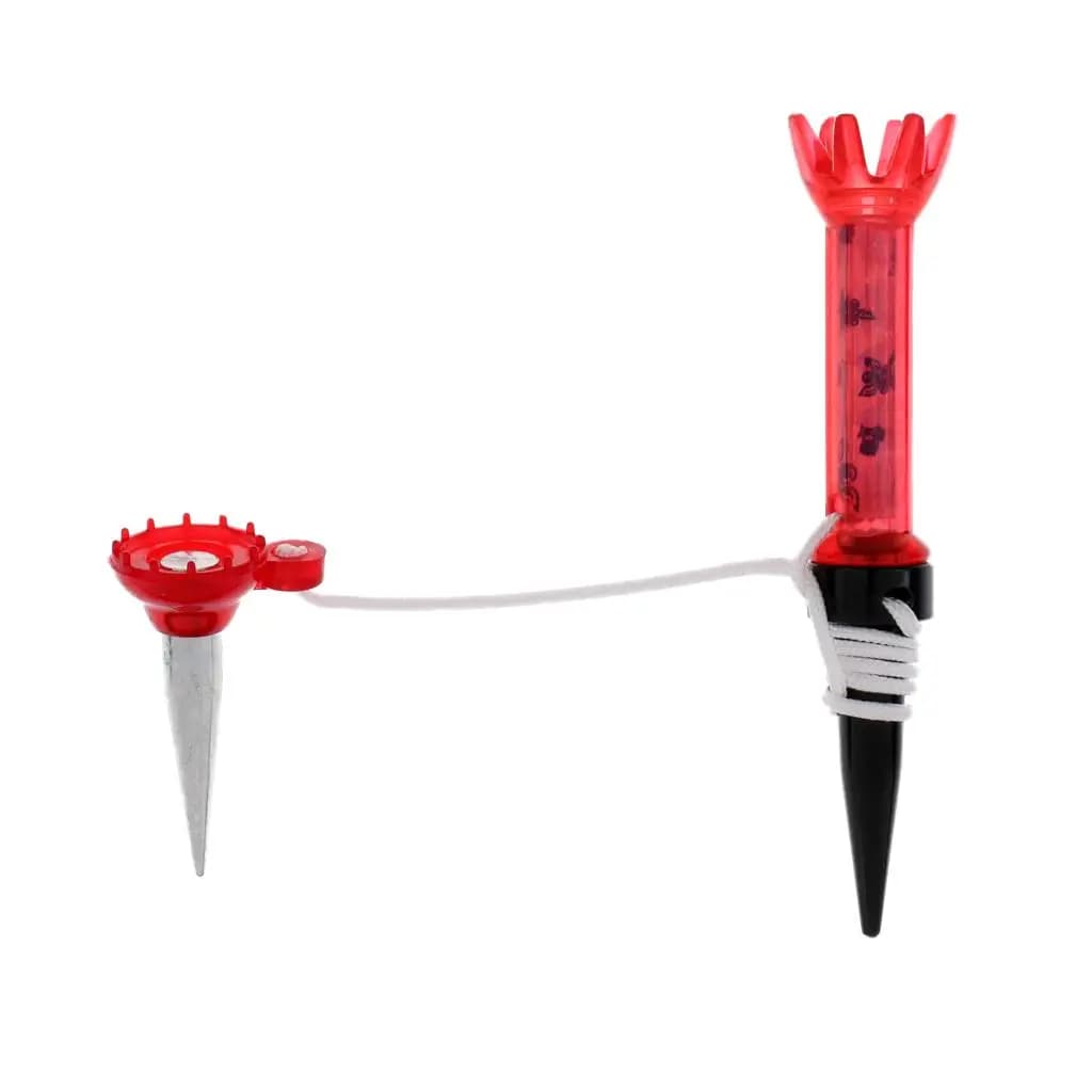 Flexible Magnet Golf Tee Reusable Plastic Metal Golfer Training Tool Golf Practice Tees for Distance Aid