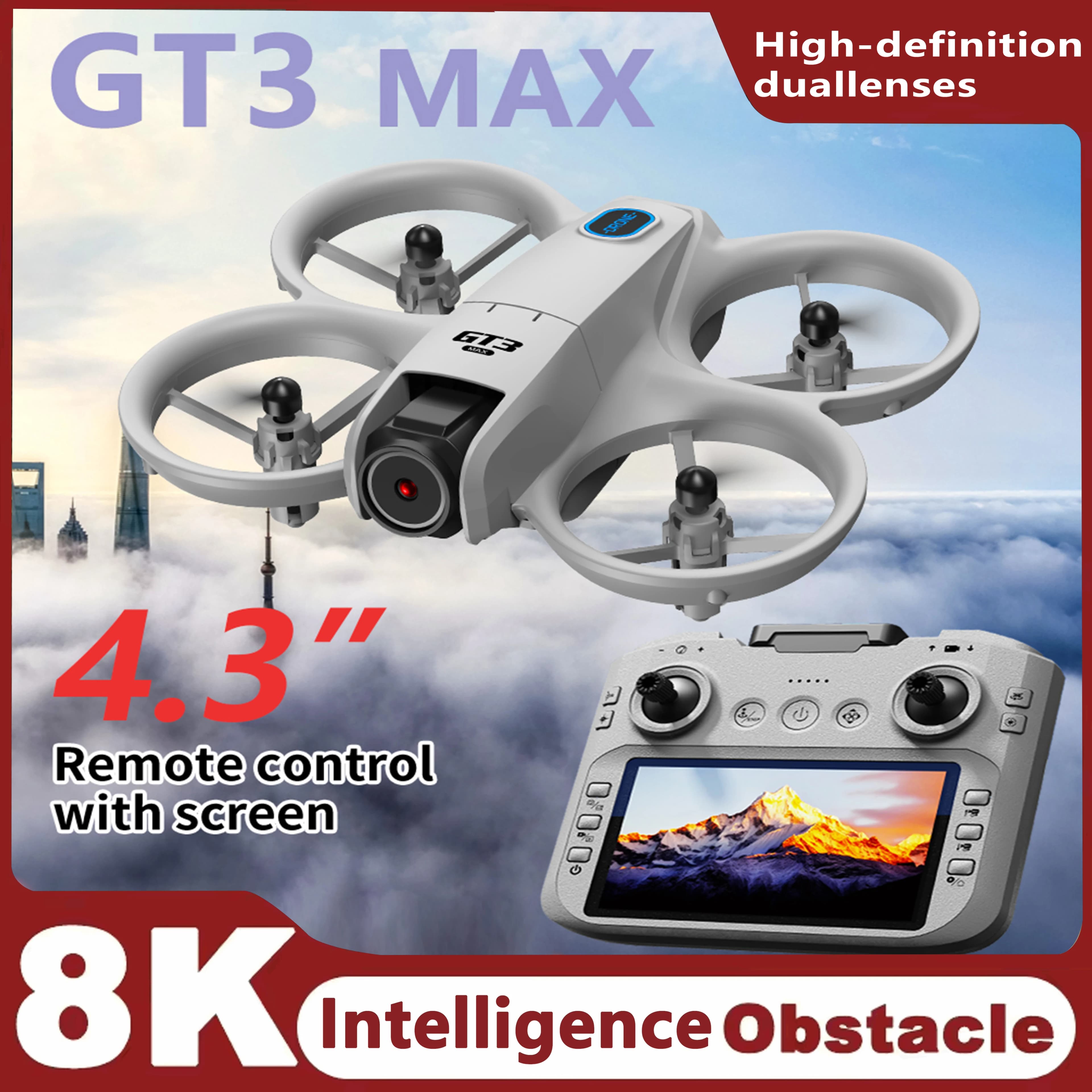 2025 Mini Drone GT3 MAX GPS 5G Professionale HD Antenna 8K Telecamere Motori Brushless FPV TelecomandoFotografia per Ragazzo ToyGift