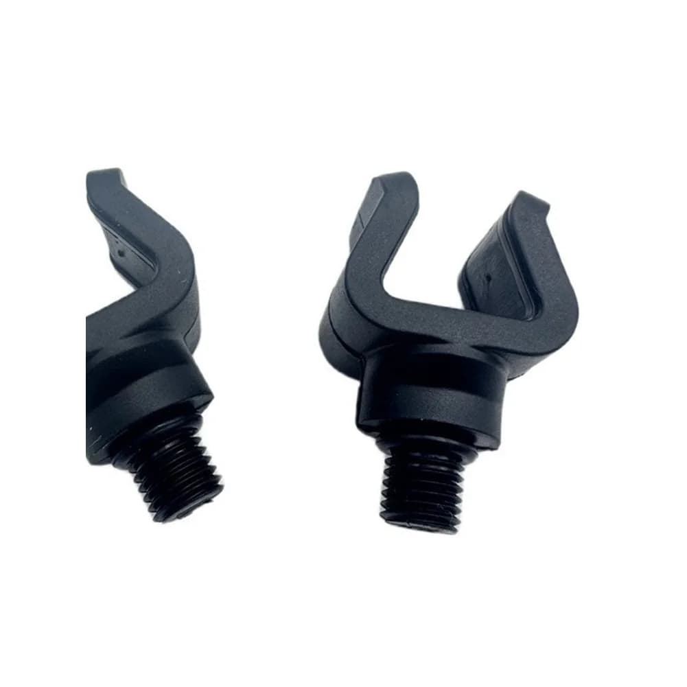 Carp Fishing Rod Support Rest with Black Rubber Head Gripper for Use with For Bottom Connect Fish Alarm Devices