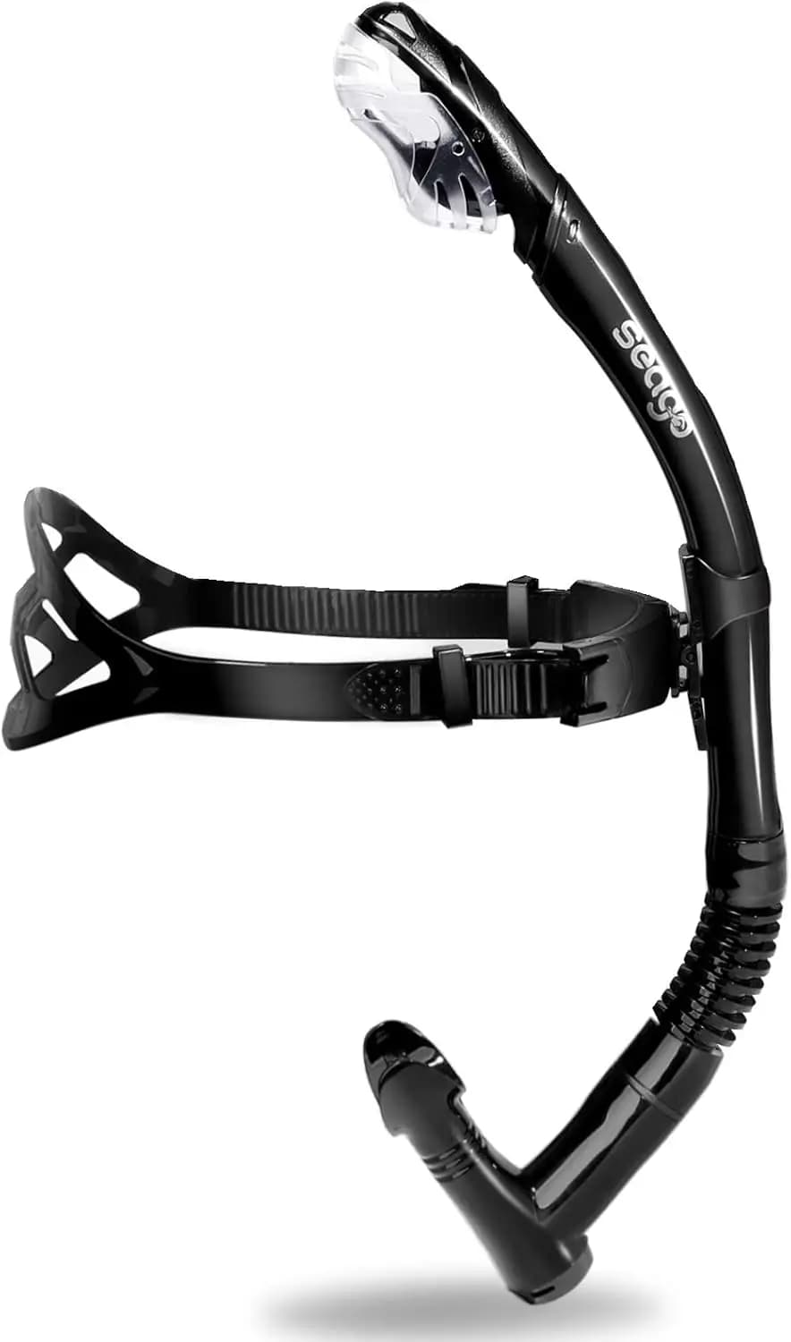 Maschera Subacquea per Nuoto a Laps, Attrezzatura da Allenamento con Montaggio Frontale Dry Top e Comodo Cuscinetto per la Testa