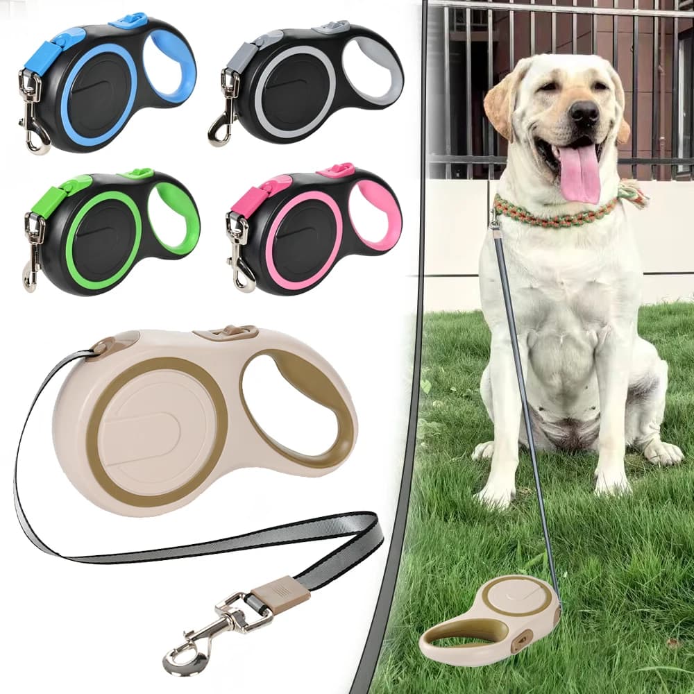 5M 8M 50kg Guinzaglio per cani Retrattile Cani di grandi dimensioni Cinghia estensibile Lungo e forte Cucciolo Roulette Guinzaglio Walking Training Accessori per animali domestici