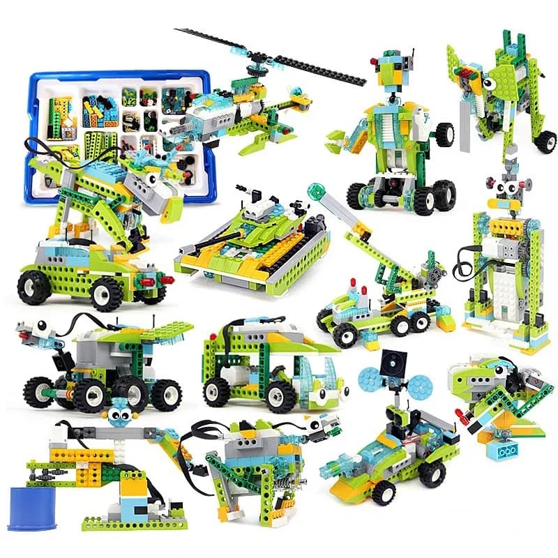 WeDo 2.0 Funzioni EducativeParts Compatibile 45300 Core Set Building Blocks Giocattoli FAI DA TE Regali Di Natale Versione Carica