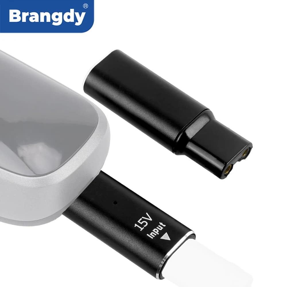 Adattatore di Ricarica Brangdy 15V HQ8505 Type-C per Rasoio Elettrico, Compatibile con Philips One Blade Pro QP6520 QP6530 QP6510