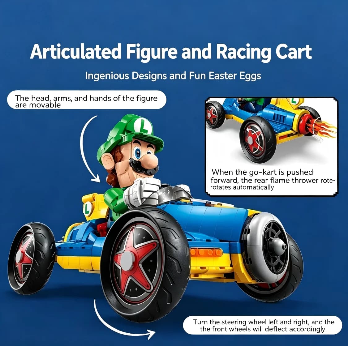 Star Item 72050 2234PCS Speed Racing Kart Building Bricks Kit Simulation Race Car Model Christmas Gifts Office Showcase Decor