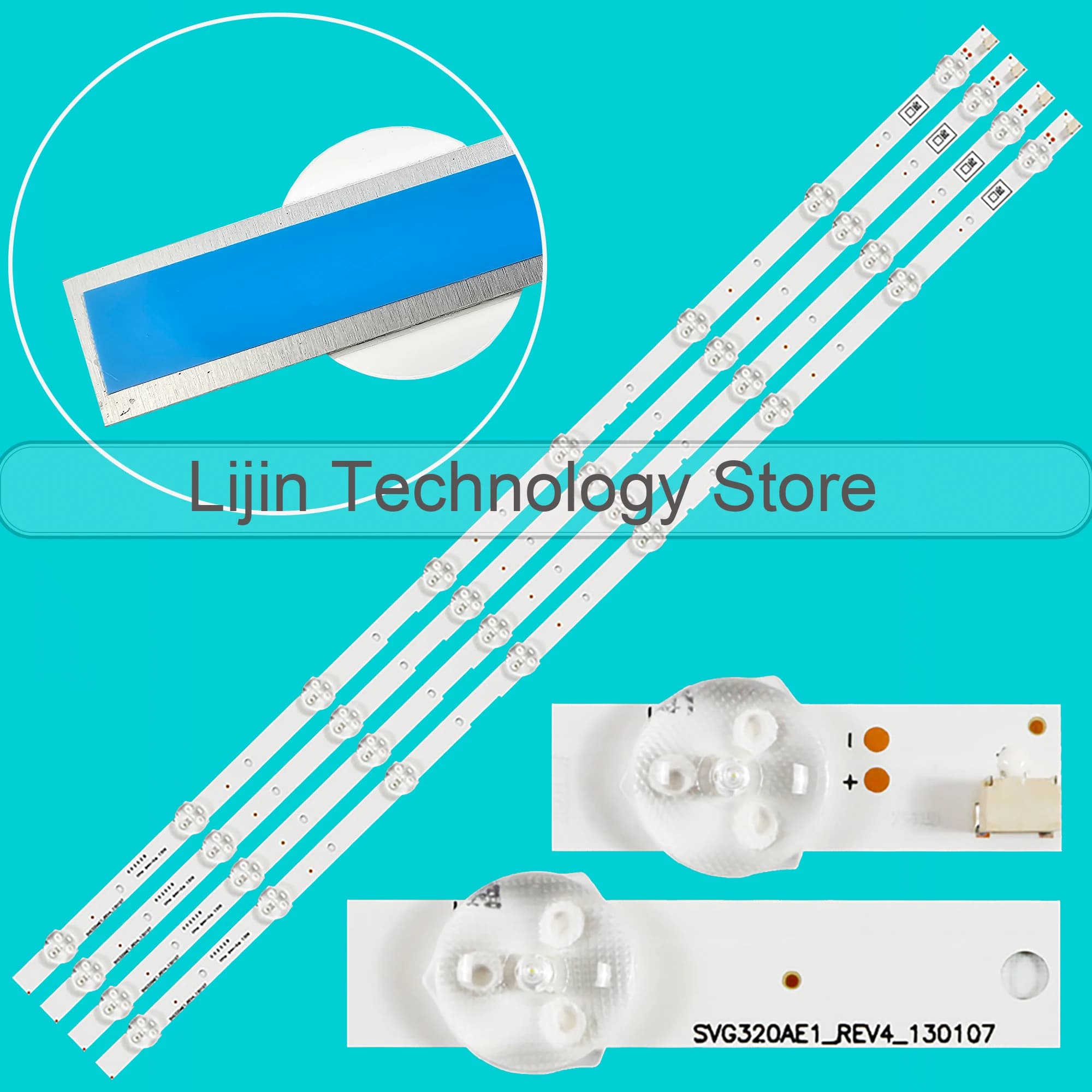 Striscia LED Per SVG320AE1_REV4_130107 SVG320AE1_REV3 KDL-32R400A 32R421A 32R423A 32R424A KLV-32R421A 32R426A S320DB3-1 B18