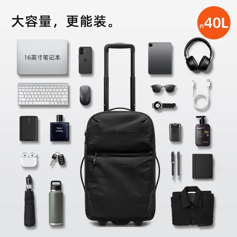 Suitcases on Wheels 20 Inch Casual Travel Carry on Luggage Lightweight Travel Bag Rolling Backpack Duffel Spinner Wheels Durable