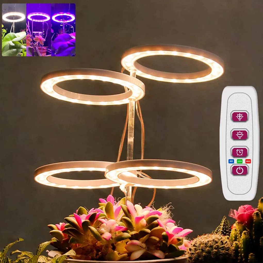 5V LED Cultivated Plant The Light Spectro Complete Flowers Seeds Hydroponic Vegetable Growth Box USB Cultivation Lamp Dimmable Temporization Lighting