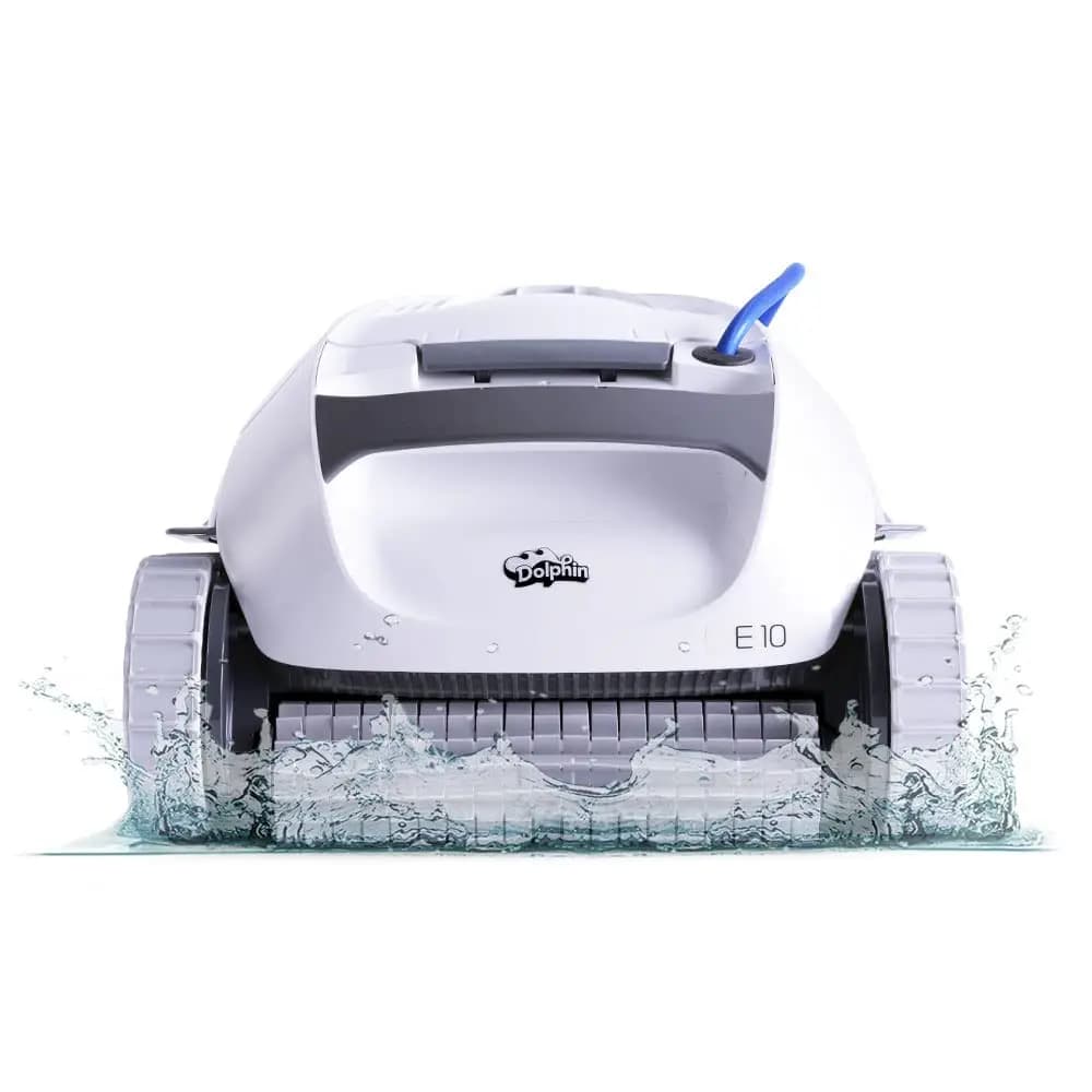 Robot Pulitore Automatico per Piscine E10, Spazzola Scrubber Attiva, Accesso ai Filtri Superiore, Personalizzabile
