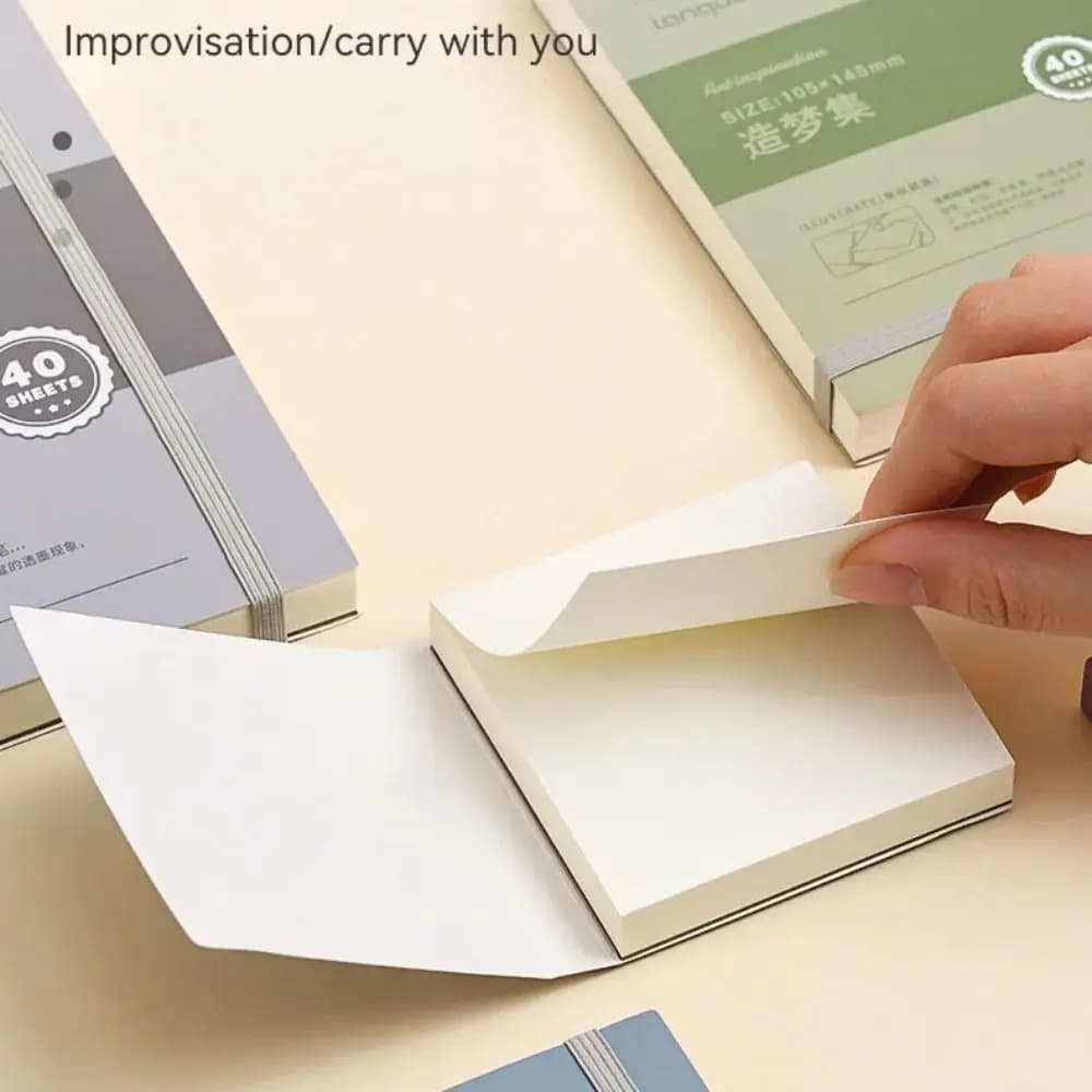 Thick Paper Tearable Drawing Notebook Hardcover Refillable Sketchbook Handbook Stationery Classic Mini Drawing Book