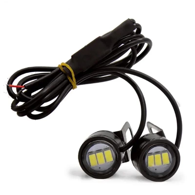 Per fendinebbia per moto, fari, flash di marcia diurna, luci di guida super luminose, segnale di retromarcia a LED Eagle Eye