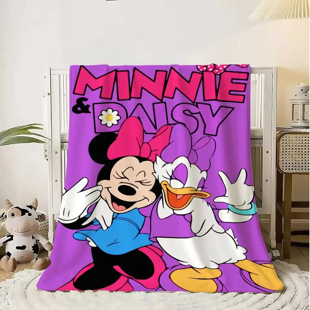 Coperta da tiro per divano Kawaii M-minnies Coperte invernali calde nordiche per la decorazione della camera da letto del letto Copriletto per la casa del divano decorativo
