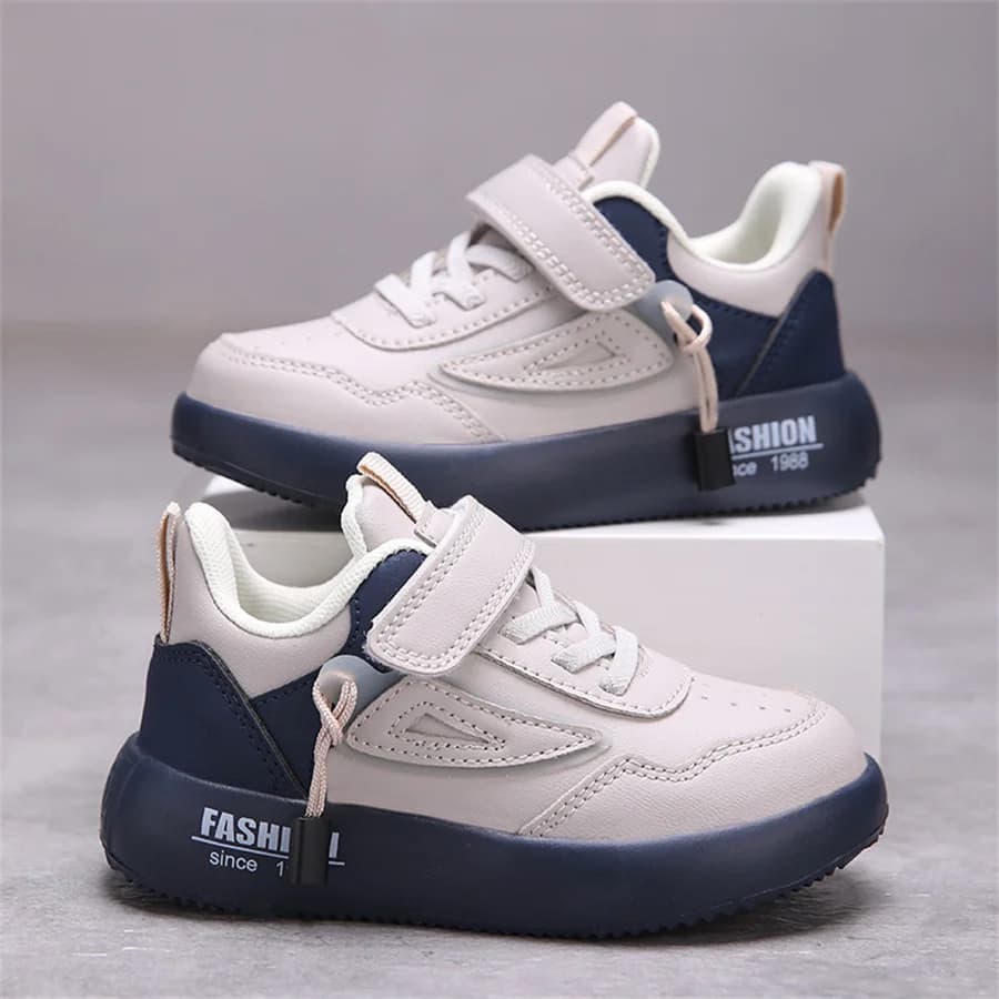 Tenis Sneakers Bambini Primavera/Autunno Nuove scarpe sportive per ragazze dei ragazzi Scarpe da tavolo casual Scarpe bianche piccole per bambini con suola morbida in pelle