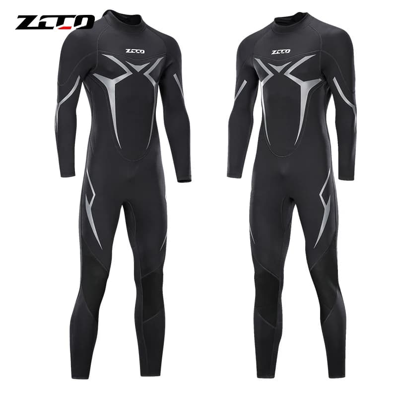 Women's 3mm Mute neoprene Full Body Scuba Diving Suit Snorkeling Surf Swimming Long sleeves Keep in hot water Mute