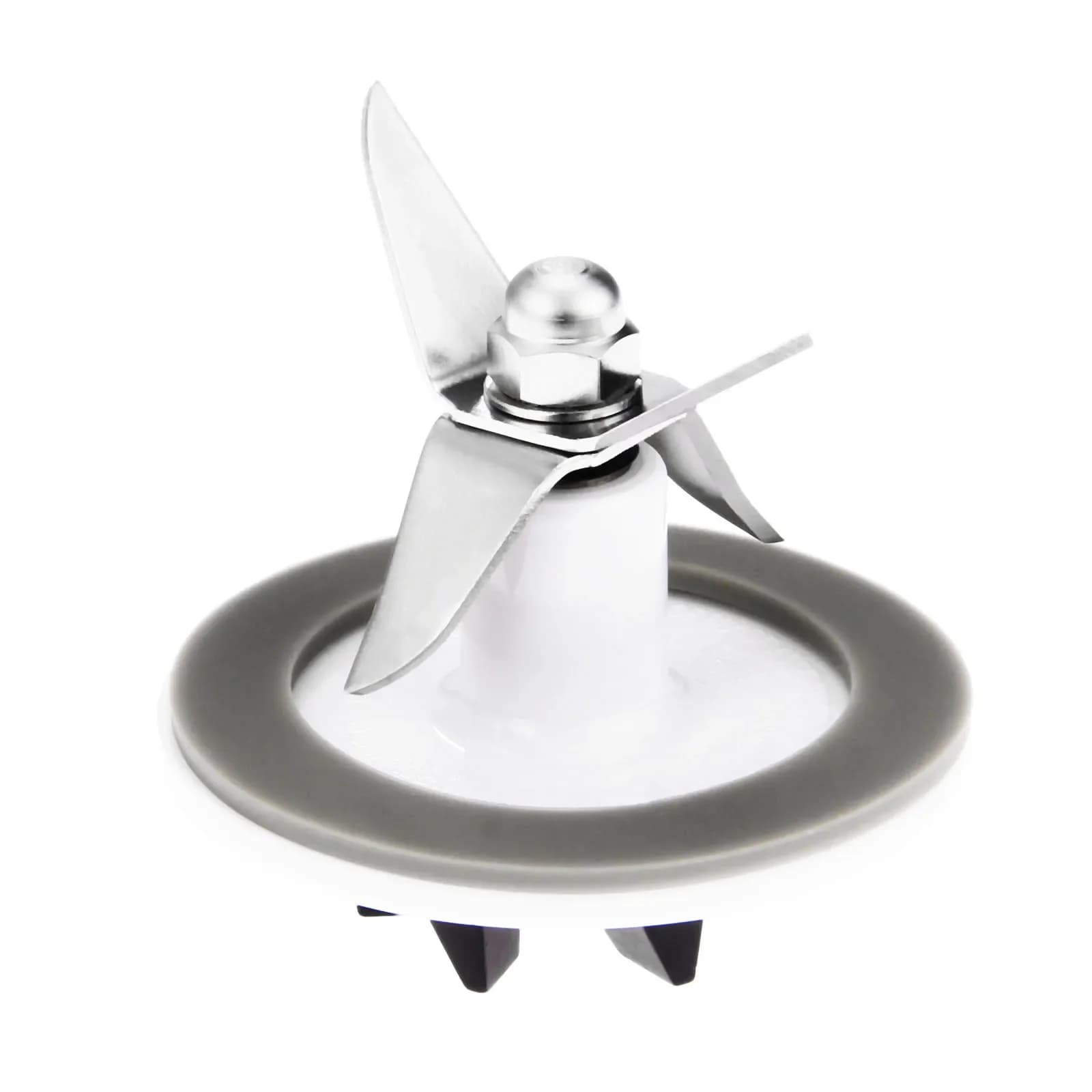 2 pz/set Lama di Ricambio Cutter con Guarnizione di Gomma Parte Fit per Cuisinart Frullatore Bianco Da Cucina Frullatore Parti