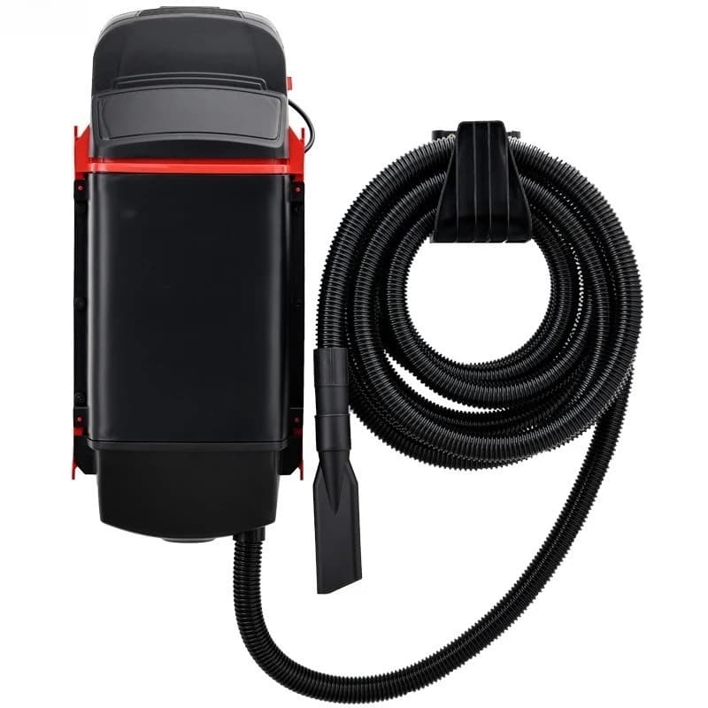Wall-mounted vacuum cleaner, car wash shop vacuum machine