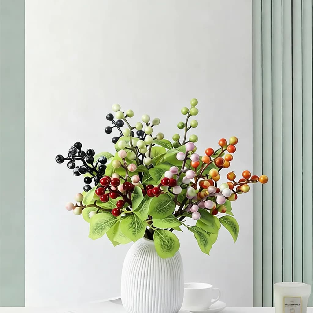 Artificial Olive Branch Dog Collar Accessory Handmade Floral Decoration For Pet Grooming Spring Home Office Decor Prop