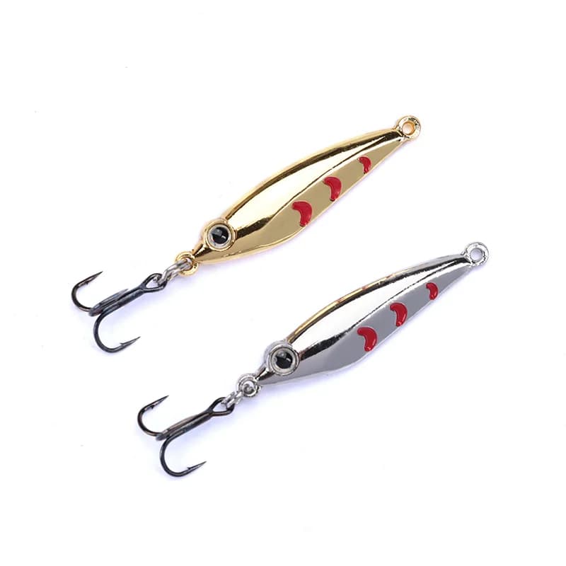 1 pz Nuovo Metallo Jigging Trota Cucchiaio Esche Da Pesca Wobblers Spinner Esche Shad Paillettes Per La Pesca Alla Carpa Pesca Iscas Artificiais
