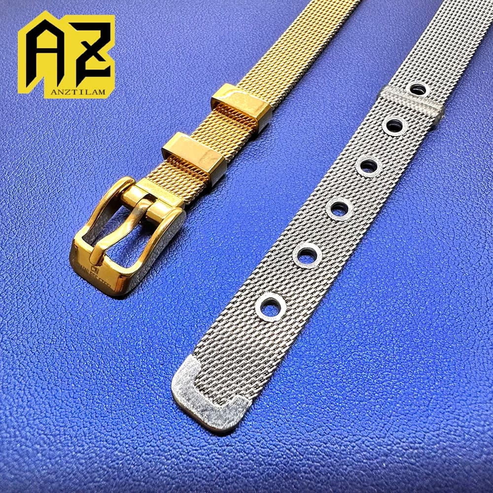AZ 10mm No Fade 316LS Stainless Steel Bracelet Men's and Women's Watch Chain Punk Hand Chain Goth Hip Hop Jewelry Gift