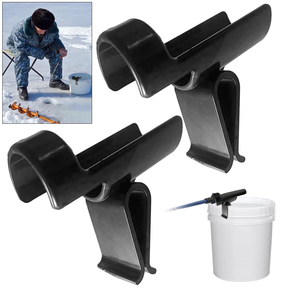 2 Pcs Fishing Rod Rack Fishing Rod Storage Rack Holder Fishing Rod Tool Fishing Pole Holder Durable Ice Fishing Pole Rod Racks