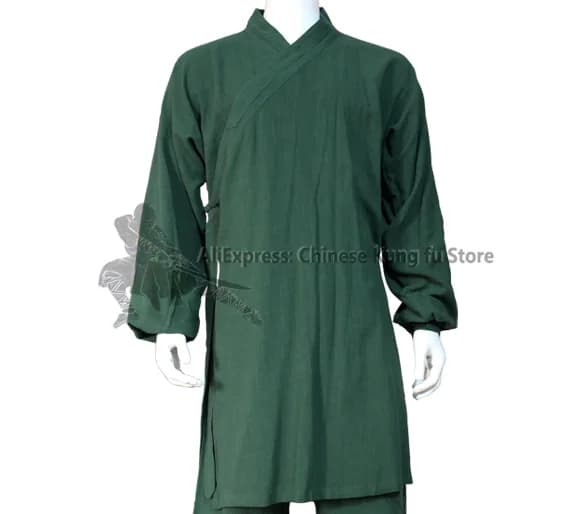 20 Colors Soft Cotton Kung fu Zen Meditation Robe Wudang Shaolin Kung fu Jacket Tai Chi Wing Chun Clothing Martial arts Coats
