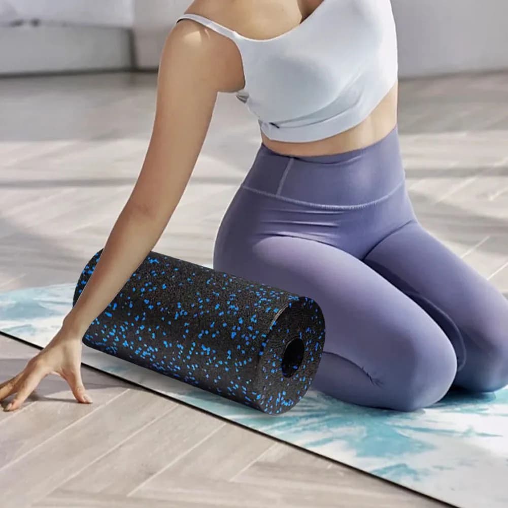 Massage Column with Foam Roller High Density Muscle Roller Multifunction Cable Massage Roller EPP Anti-slip for bodybuilding