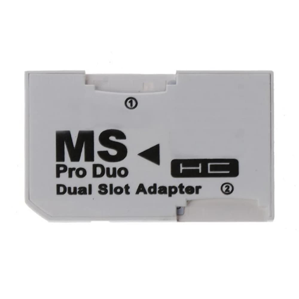 Lettore di schede Memory Stick Pro Duo Adattatore per schede Micro-SD TF a MS Pro Singoli slot doppi per gamepad Sony PSP per scheda PSP