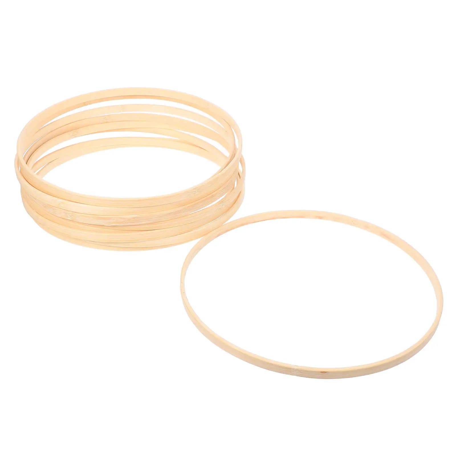 10Pcs Bamboo Floral Hoops 33Cm Flower Wreath Rings for Craft DIY Wedding Dreamcatcher Christmas Decoration