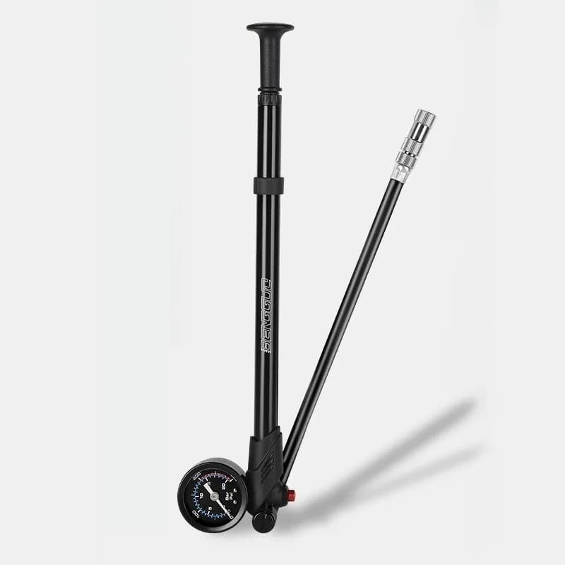 Meifazui Pompa per bici ad alta pressione Aria portatile Forte tenuta all'aria Pompa per bicicletta Misurazione della pressione Accessori per biciclette