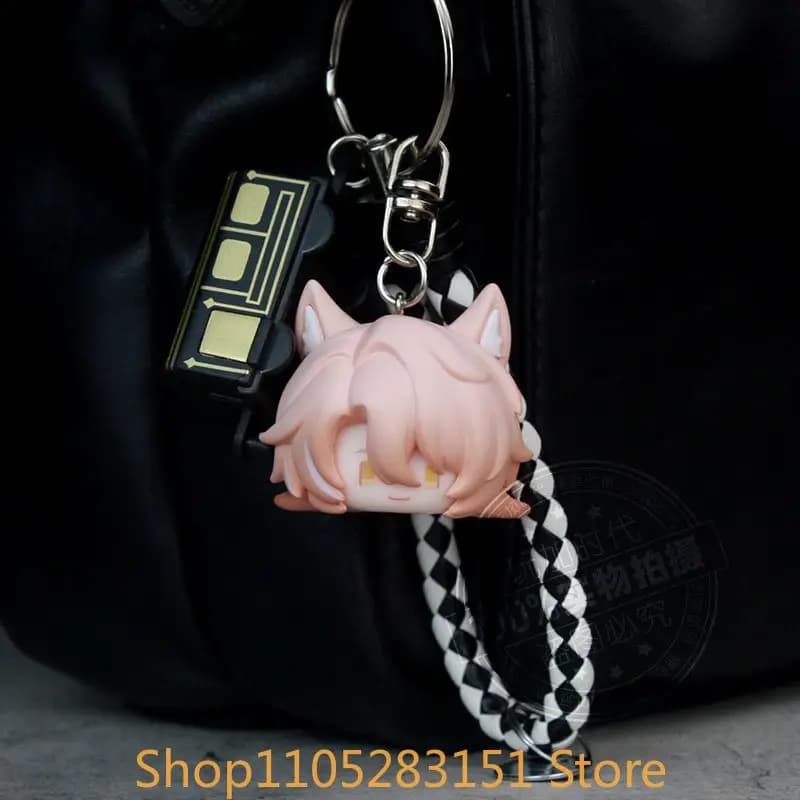 Honkai：Star Rail Jiaoqiu Cosplay Q Versions Key chain pendant Model Cartoon Garage Kits Desktop Ornament Adorn Xmas Gift