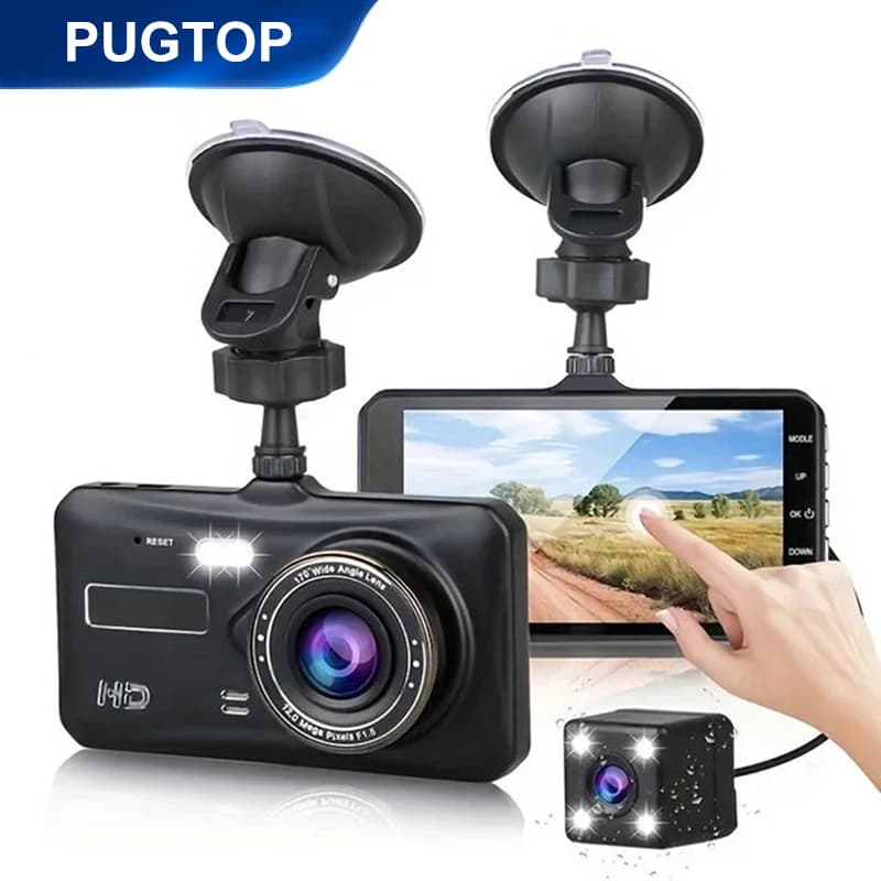 Wifi Dash Cam Front and rear camera CAR DVR Car recorder Vehicle Black Box FULL HD 1080P Driver recorder for night vision
