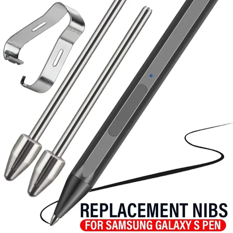 Punta di ricambio in metallo per stilo, punta sensibile alla pressione per tablet, compatibile con Samsung Galaxy Tab S10 Ultra S9 S8 S7 S6