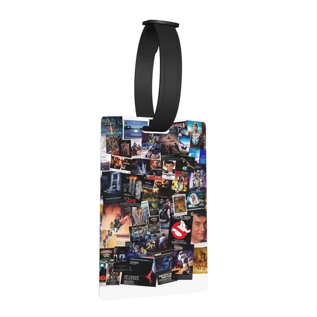 Anni '80 Movie P Etichette per bagagli Accessori per valigie Moda da viaggio Etichetta per imbarco per bagagli Porta etichette ID Nome Indirizzo
