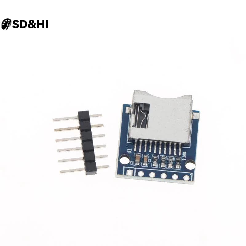 1/2/3 pezzi mini modulo lettore di schede SD modulo di memoria intestazioni non saldate per kit fai da te Arduino