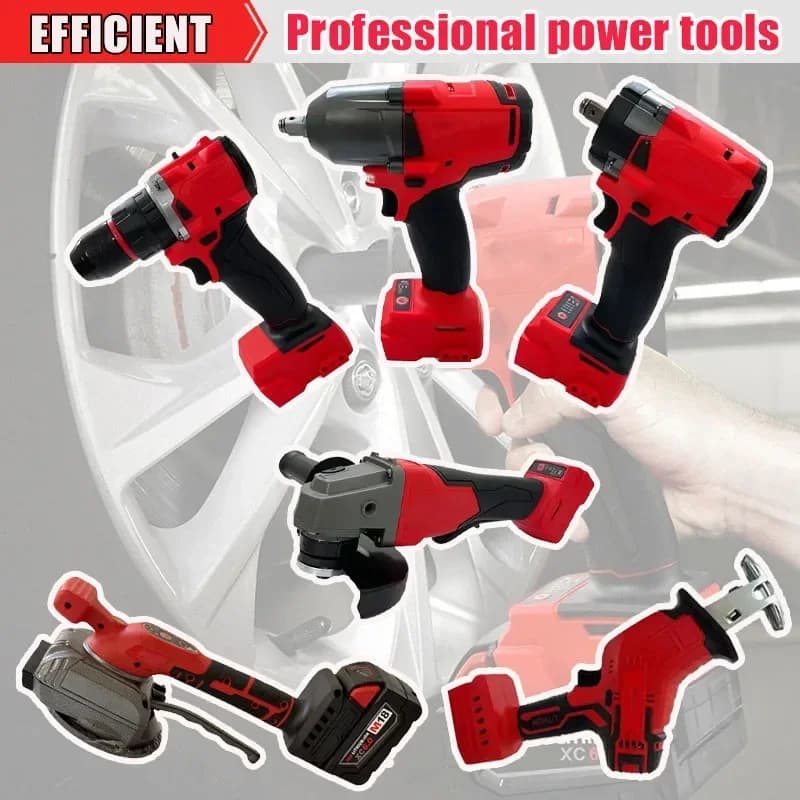 Pompa ad aria elettrica portatile Milwaukee senza fili per pneumatici auto e palloni, gonfiatore per pneumatici auto, trapano elettrico a percussione per batteria da 18V
