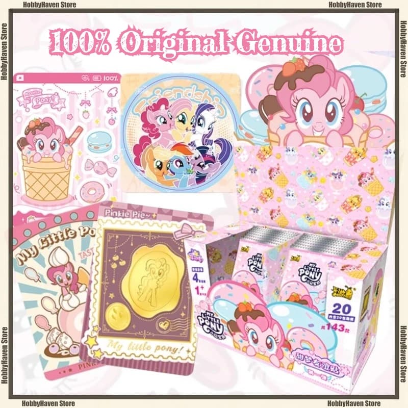 In Stock Card Tour My Little Pony Sweet Dream Friendship Sticker Cute Pack Card Official Genuine Peripheral Card Collection Gift