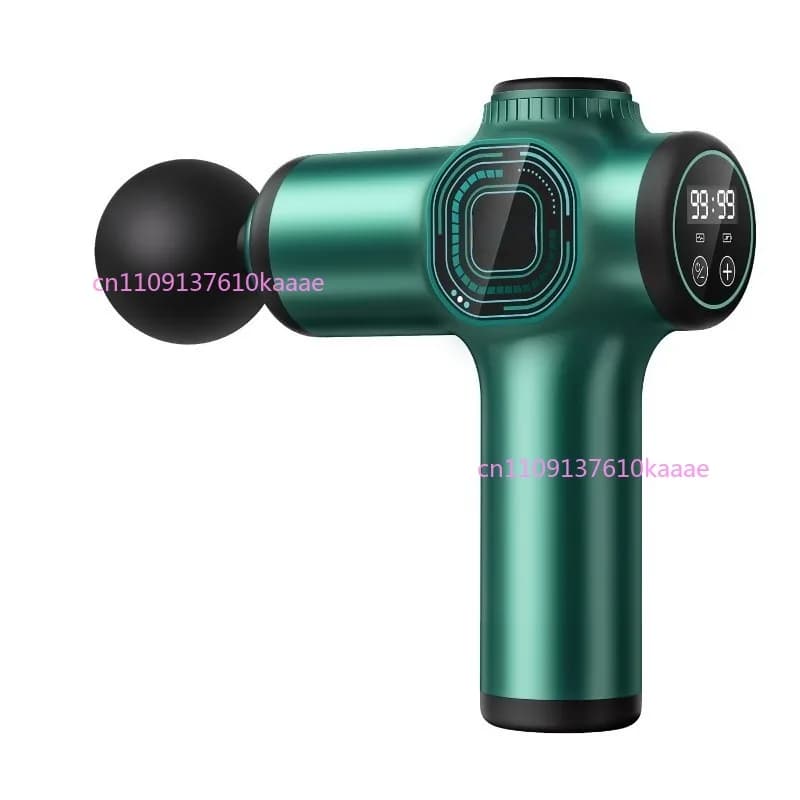 Fascia Gun Smart Massaggiatore con testa a quattro sfere Fitness elettrico Rilassamento muscolare Mini pistola per massaggio Ricarica domestica